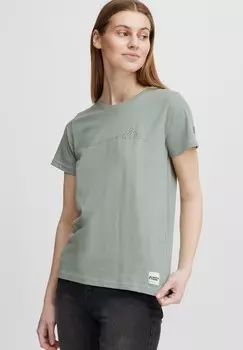 Футболка с принтом NBCARLA W North Bend, серый