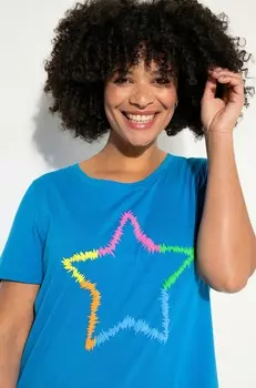 Футболка с принтом NEON STAR Angel of Style, синий