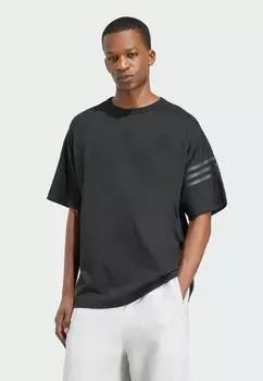 Футболка с принтом NEU Adidas Originals, черный