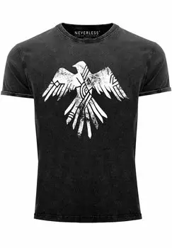 Футболка с принтом Neverless, черный