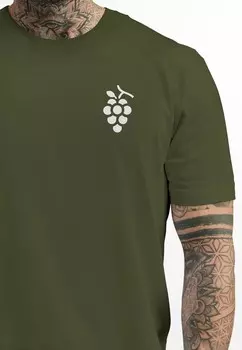 Футболка с принтом Neverless, зеленый