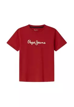 Футболка с принтом NEW ART Pepe Jeans, красный