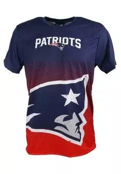 Футболка с принтом NEW ENGLAND PATRIOTS NFL GRADIENT New Era, цвет blau