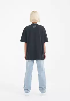 Футболка с принтом NEW YORK CITY DIAMANTE Ed Hardy, черный