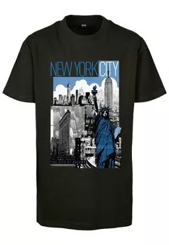 Футболка с принтом New York City Mister Tee, черный