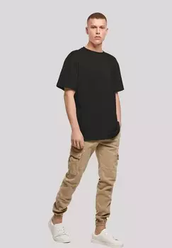 Футболка с принтом NEW YORK OVERSIZE TEE F4NT4STIC, черный