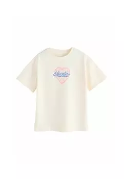 Футболка с принтом Next, белый