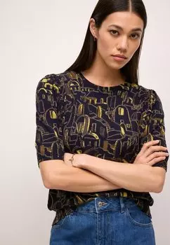 Футболка с принтом Next, цвет navy blue print