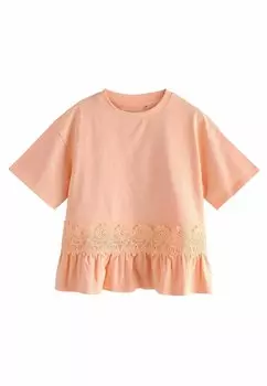 Футболка с принтом Next, оранжевый