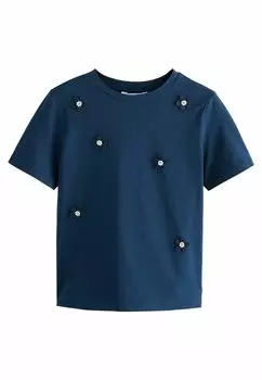 Футболка с принтом Next, синий