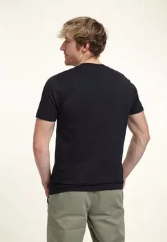 Футболка с принтом NEXT STOP CHICAGO Henry Tiger, темно-синий