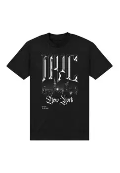 Футболка с принтом NEXT STOP NYC Henry Tiger, черный