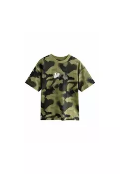 Футболка с принтом Next, зеленый