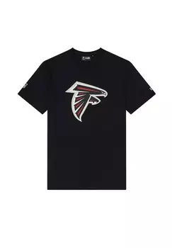 Футболка с принтом NFL ATLANTA FALCONS LOGO New Era, черный
