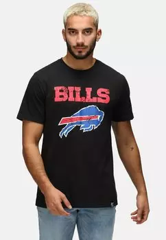 Футболка с принтом NFL BILLS Re:Covered, цвет black