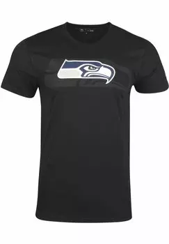 Футболка с принтом NFL SEATTLE SEAHAWKS New Era, цвет black