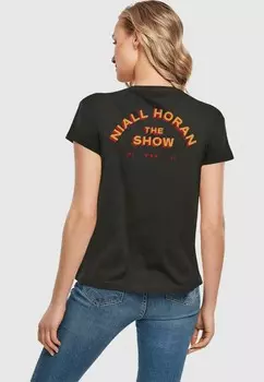 Футболка с принтом NIALL HORAN THE SHOW FESTIVAL BOX Merchcode, черный