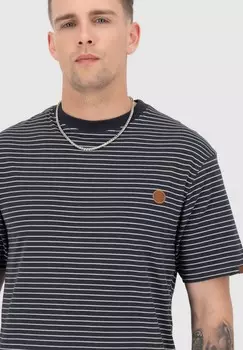 Футболка с принтом NIC-KURZARM alife & kickin, темно-синий