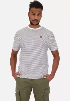 Футболка с принтом NICAK KURZARM alife & kickin, цвет white