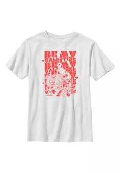 Футболка с принтом NICKELODEON VALENTINE'S DAY NICKTOONS Henry Tiger, белый