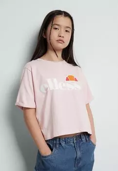 Футболка с принтом Nicky Ellesse, цвет light pink