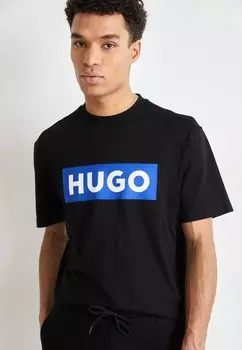 Футболка с принтом NICO HUGO, цвет black