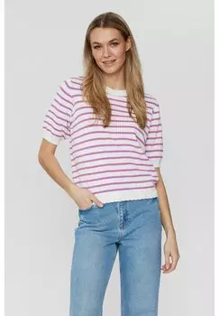 Футболка с принтом NICOLE Nmph, цвет bodacious