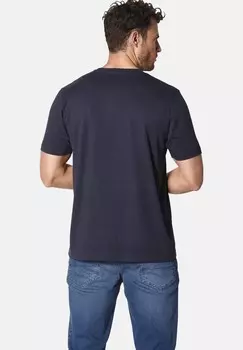 Футболка с принтом NICOSTILO Babista, темно-синий