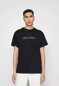 Футболка с принтом Night Addict, черный