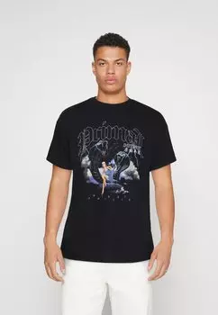 Футболка с принтом Night Addict, черный