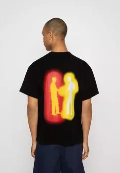 Футболка с принтом Night Addict, черный