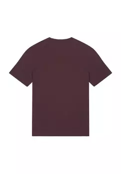 Футболка с принтом NIGHT & CLOUDS watapparel, темно-красный