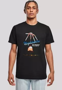 Футболка с принтом NIGHTMARE ON ELM STREET MOVIE POSTER F4NT4STIC, черный