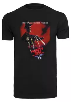 Футболка с принтом NIGHTMARE ON ELM STREET FREDDY'S DEAD F4NT4STIC, черный
