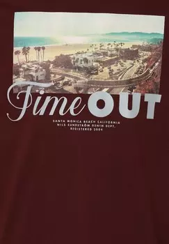 Футболка с принтом Nils Sundstrm, синий