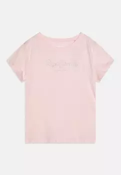 Футболка с принтом Nina Pepe Jeans, розовый