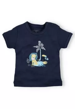 Футболка с принтом Nini, цвет dark blue