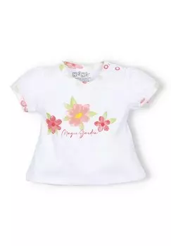 Футболка с принтом Nini, цвет white