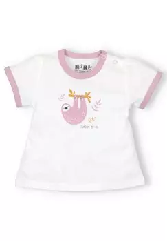 Футболка с принтом Nini, цвет white