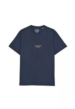 Футболка с принтом NIRAJ Kaporal, темно-синий