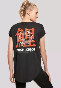 Футболка с принтом NISHIKIGOI KOI JAPAN GRAFIK F4NT4STIC, черный
