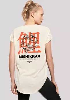 Футболка с принтом NISHIKIGOI KOI JAPAN GRAFIK F4NT4STIC, песочный