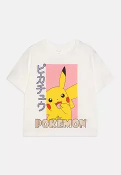 Футболка с принтом Nkfnabina Pokemon Loose Name it, цвет jet stream