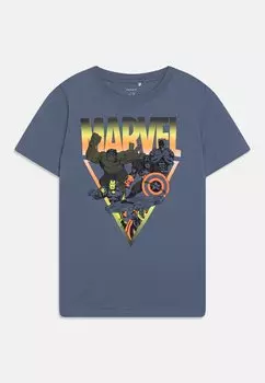 Футболка с принтом NKMDOMINIC MARVEL SS MAR Name it, цвет troposphere