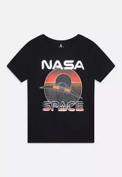 Футболка с принтом NKMJALTE NASA Name it, цвет india ink