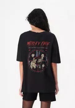 Футболка с принтом NMIDA MOTLEY Noisy May, черный