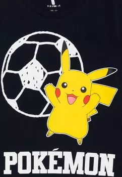Футболка с принтом Nmmjillis Pokemon Name it, тёмный сапфир
