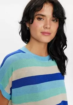 Футболка с принтом Nmph, синий