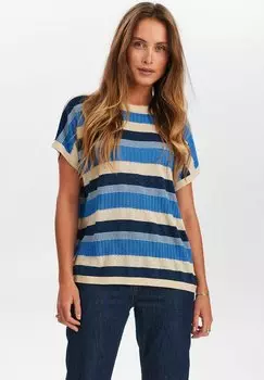 Футболка с принтом Nmph, синий