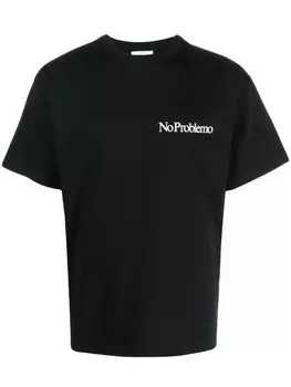 Футболка с принтом No Problemo Aries, черный